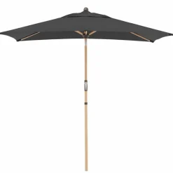 Doppler Sonnenschirme|Marktschirm Alu Wood 140 x 200 cm