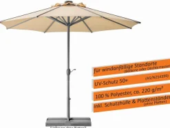 Outlet Marktschirm Rooftop 350 cm Sonnenschirme