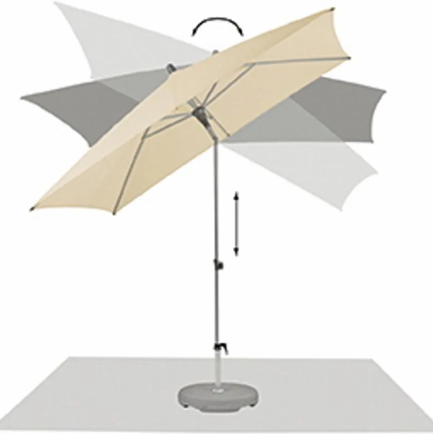 Glatz Marktschirm Alu-Smart 210 x 150 cm