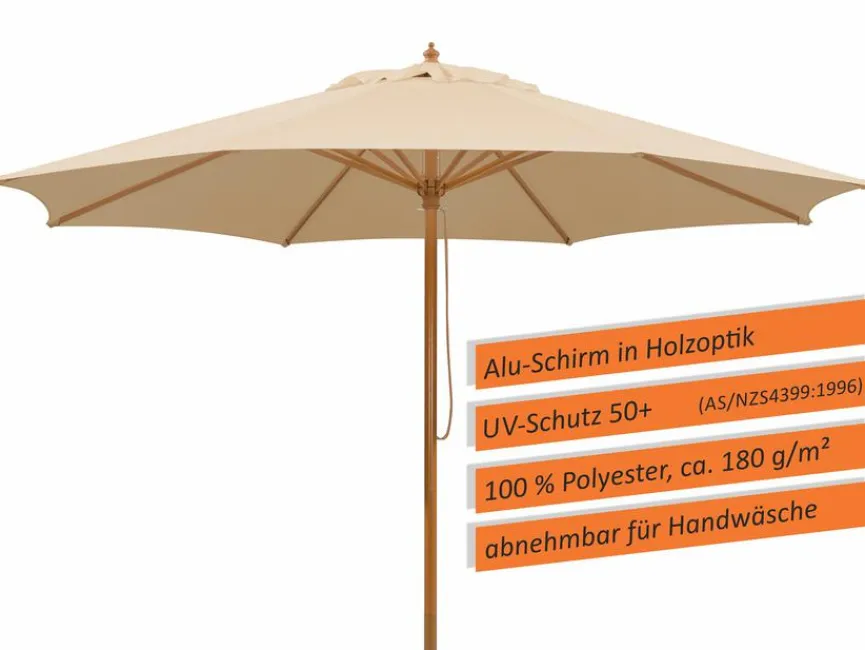 New Marktschirm Malaga Ø 300 cm Sonnenschirme