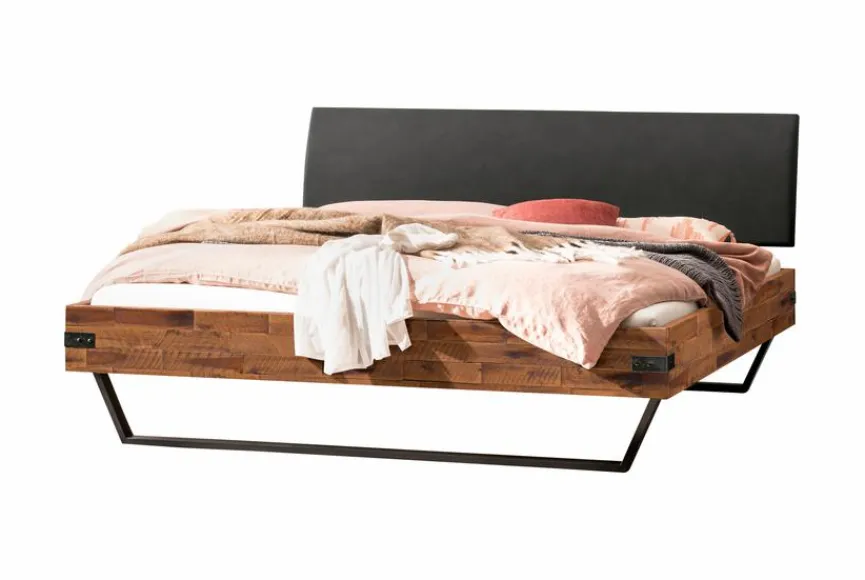 Outlet Massivholzbett Lecona 180 x 200 cm Betten