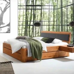 Sale Massivholzbett Oak-Puro 200 x 200 cm Betten