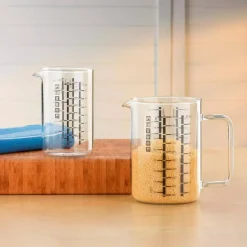 BOHEMIA Cristal Messbecher Simax 2tlg.