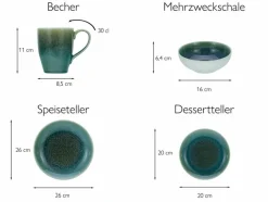 CreaTable Schalen & Schüsseln|Schalen & Schüsseln|Müslischale Caldera Ø 16 cm
