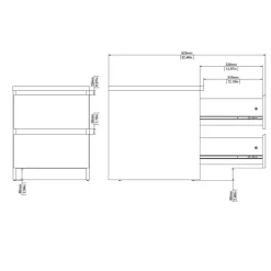 Tvilum Nachtkommode Naia