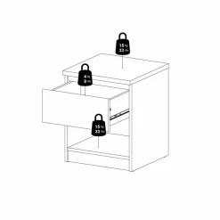 Sale Nachtkommode Naia Nachttische & Kommoden