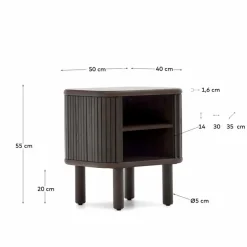 Kave Home Nachttisch Mailen