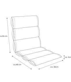Gartenstuhl-Auflagen|Niedriglehner-Auflage Alutex 50 x 103 cm