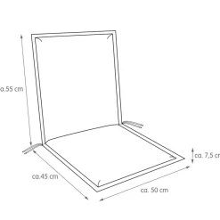 Discount Niedriglehner-Auflage Unica 100 x 50 cm Gartenstuhl-Auflagen
