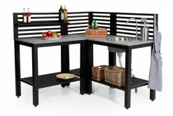 Brafab Servierwagen & Outdoormöbel|Grillzubehör|Outdoorküchen-Modul Eckmodul Bellac