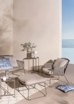 JOOP! Outdoor-Kissen Modest Cornflower 50x50cm