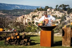 OFYR Feuerschalen|Holzkohlegrills|Outdoor-Kochstelle Classic Corten 85