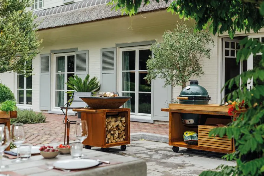 OFYR Feuerschalen|Holzkohlegrills|Outdoor-Kochstelle Classic Storage 100 Pro