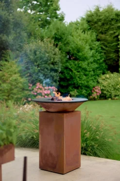 OFYR Feuerschalen|Holzkohlegrills|Outdoor-Kochstelle Classic Corten 75