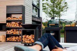 OFYR Feuerschalen|Holzkohlegrills|Outdoor-Kochstelle Classic Black 100 Pro