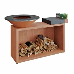 Best Outdoor-Kochstelle Island Corten 85 Feuerschalen