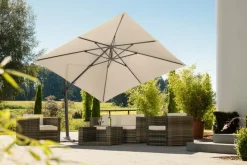 Outlet Pendelschirm Rhodos Twist Model 2025 Sonnenschirme