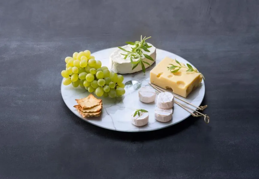 Platte Marble 33 cm Platten|Servierplatten