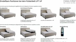 New Polsterbett Lift up 140 x 200 cm Betten