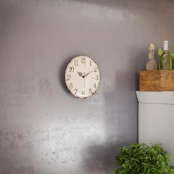 Mebus Quarzwanduhr 19626 Ø 20 cm