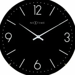 Nextime Quarzwanduhr Basic Dome Ø 35 cm