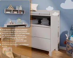 Clearance Regal Alkmaar Kinder Babyzimmer Schränke & Regale|Babyzimmer Schränke & Regale