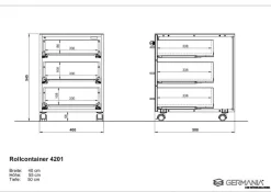 Hot Rollcontainer Monteria Schreibtische|Büromöbel-Serien