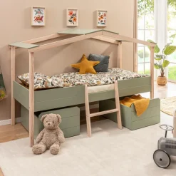 Kinder Kinderbetten|Kinderbetten|Rollschubkästen Pilotin 2er-Set