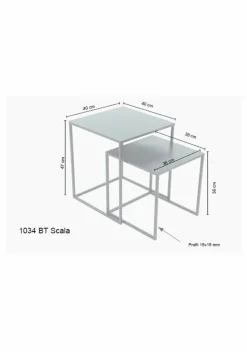 Hot 2-Satztisch Scala Couchtische
