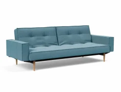 INNOVATION LIVING Schlafsofa mit Armlehnen Splitback Styletto hell