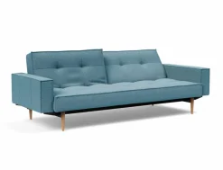 INNOVATION LIVING Schlafsofa mit Armlehnen Splitback Styletto hell