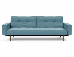 INNOVATION LIVING Schlafsofas|Schlafsofas|Schlafsofa mit Armlehnen Splitback Styletto dunkel