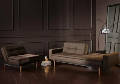 Schlafsofa mit Armlehnen Dublexo Styletto hell Schlafsofas|Schlafsofas