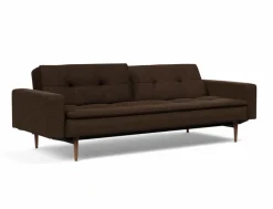 Discount Schlafsofa mit Armlehnen Dublexo Styletto dunkel Schlafsofas|Schlafsofas