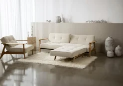 INNOVATION LIVING Schlafsofa Splitback Frej Eiche