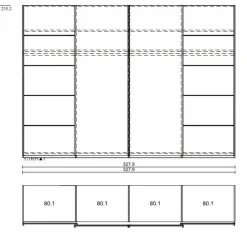 CASEDO Schlafzimmer-Set Burgos 4tlg.