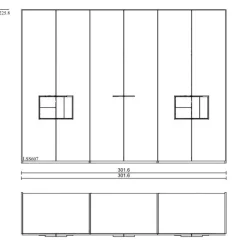 Voglauer Schlafzimmer-Set VLacera 4tlg.