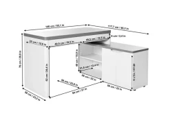 Jahnke Schreibtisch Libre C 155 E