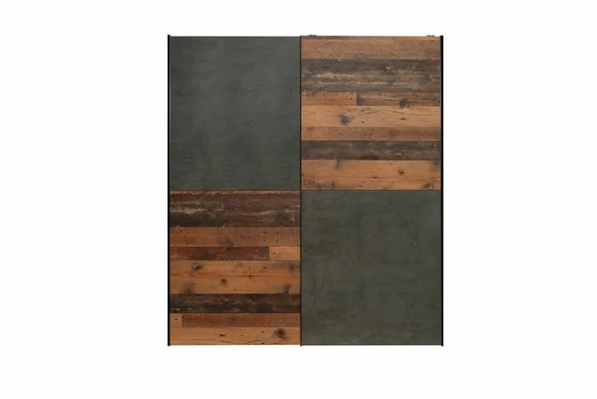 Schwebetürenschrank Dederik 170 x 200 cm Kleiderschränke