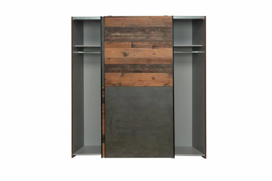 Schwebetürenschrank Dederik 170 x 200 cm Kleiderschränke