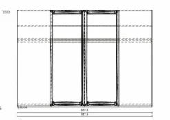 Schwebetürenschrank Dubai 330 x 236 cm Kleiderschränke