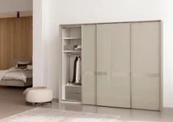 Hot Schwebetürenschrank Glass 298 x 240 cm Kleiderschränke