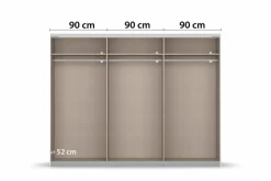 rauch ORANGE Kleiderschränke|Schwebetürenschrank Kulmbach 271 x 210 cm