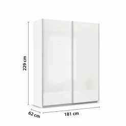 rauch ORANGE Schwebetürenschrank Quadra 181 x 229 cm