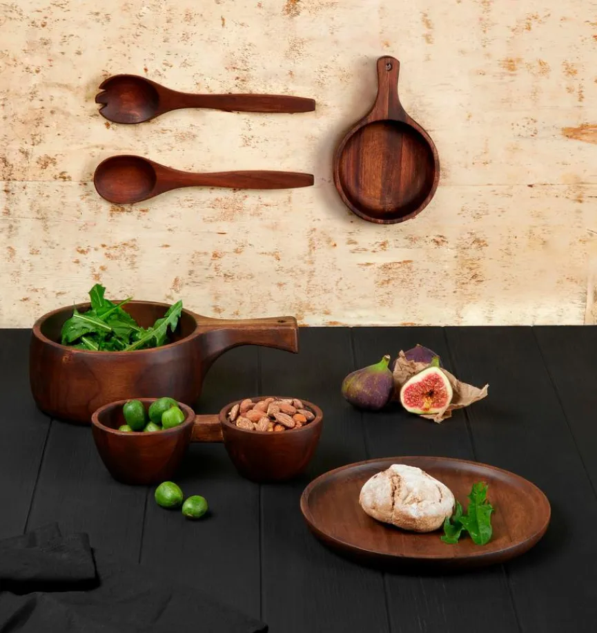 Hot Servierteller Wood Ø 25 cm Platten|Servierplatten