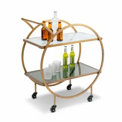 KARE DESIGN Servierwagen|Servierwagen Loft Brass 84824