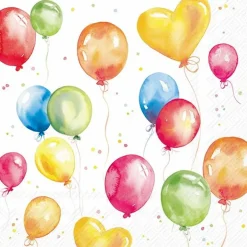 Tischwäsche|Tischwäsche|Serviette Birthday Baloons 20tlg.