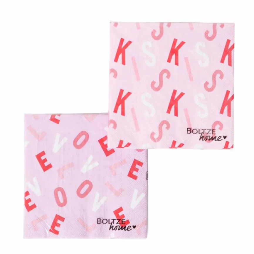 Hot Serviette Lovekiss 20tlg. Tischwäsche|Tischwäsche