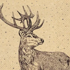 Outlet Serviette Proud Deer 20tlg. Tischwäsche|Tischwäsche