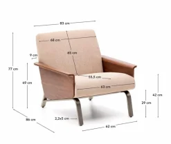 Kave Home Sessel|Sessel Amsen